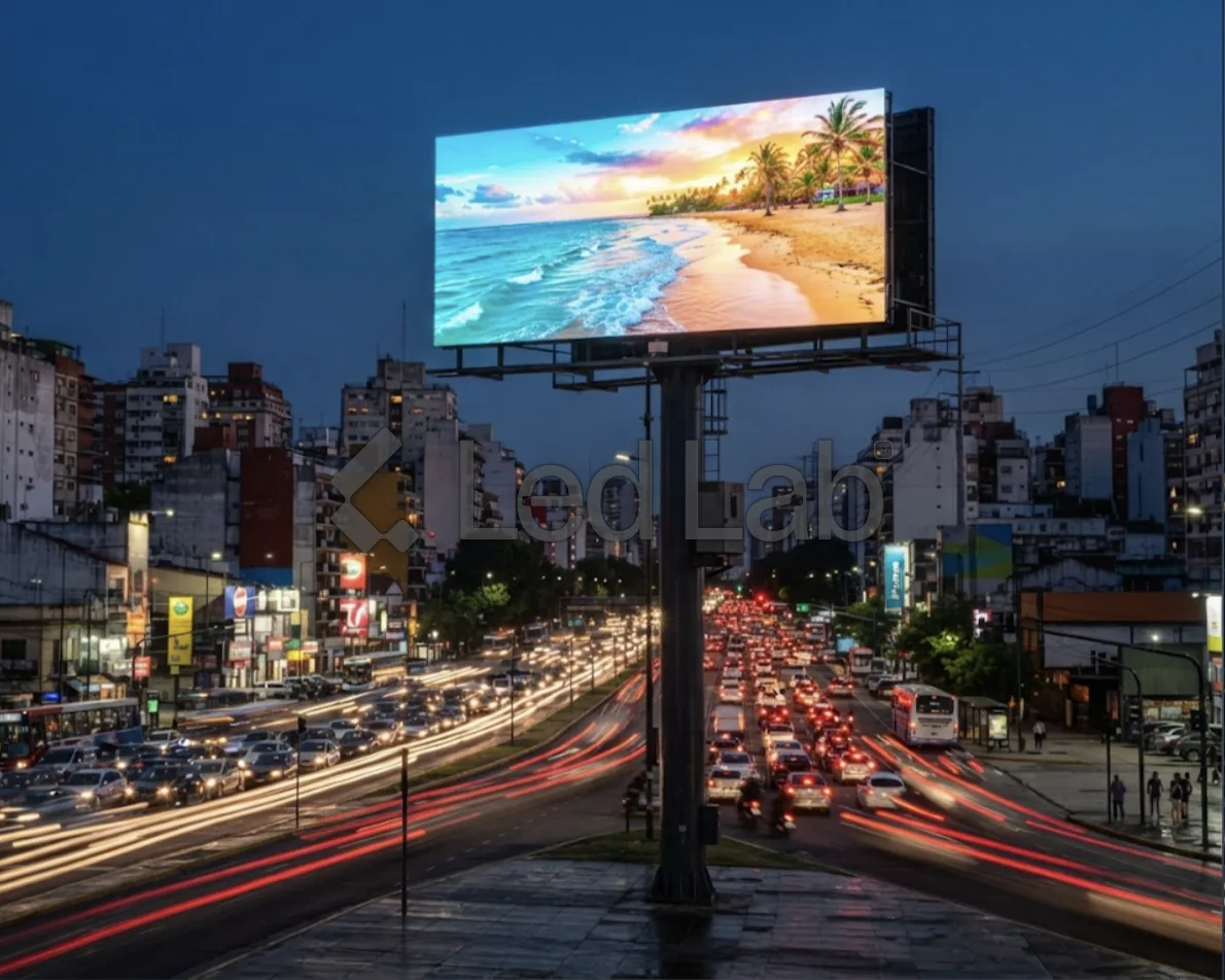 Avenida: Valla publicitaria de gran formato