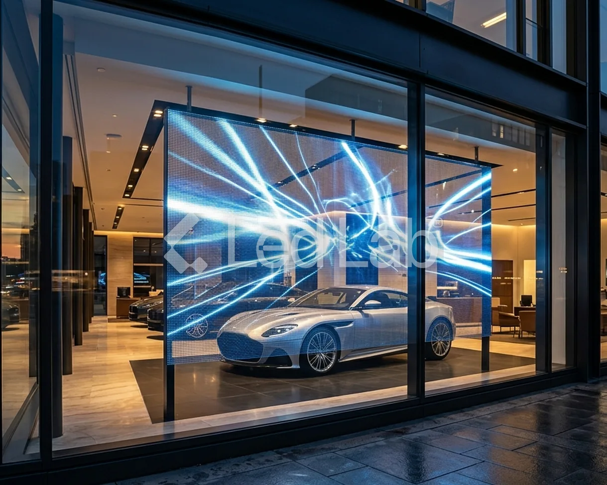 Pantalla LED transparente