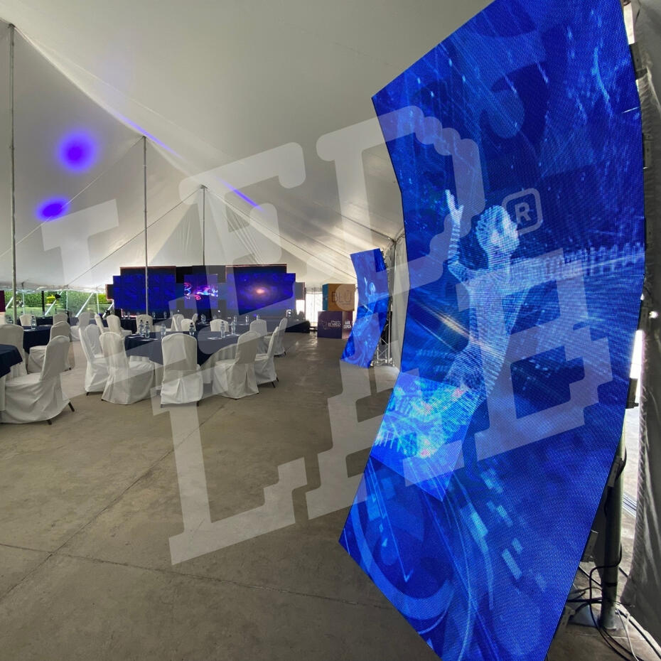 Mupis led curvos